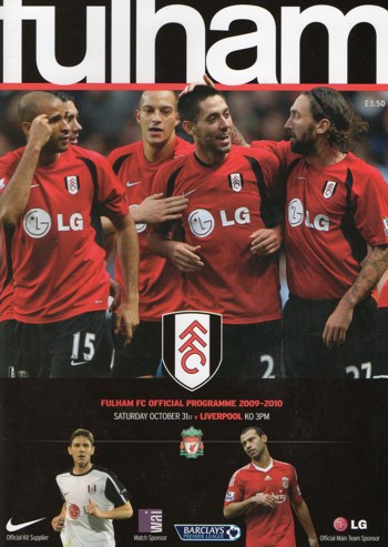 Match programme